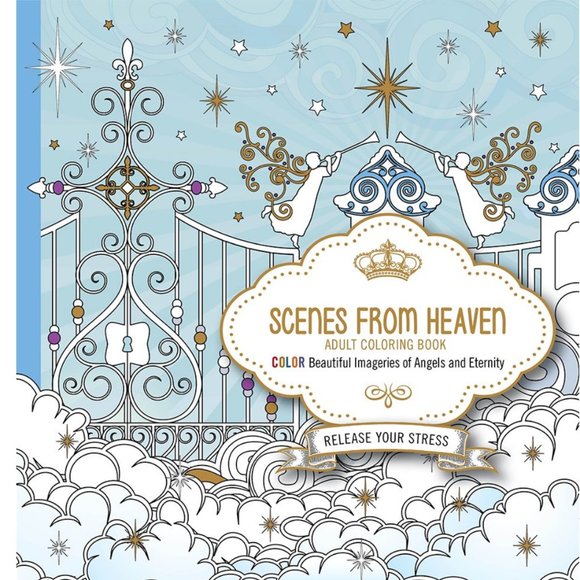 Other - Adult Coloring Book: Scenes from Heaven, Angels